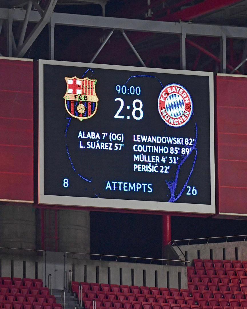 Le Bayern Munich écrasait le FC Barcelone : une humiliation historique en quart de finale de la Ligue des champions